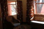 Living room of brick chalet
